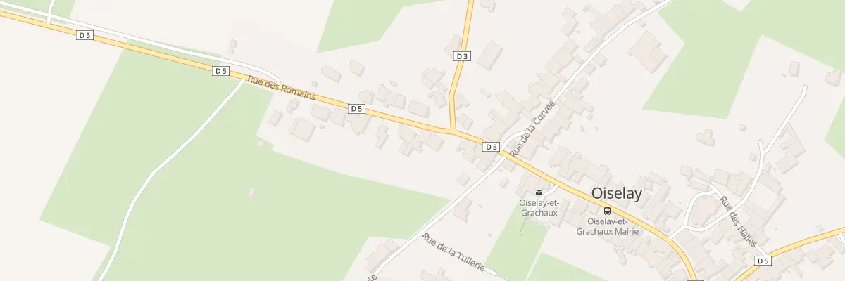 Plan du 3 Rue des Romains à Oiselay-et-Grachaux