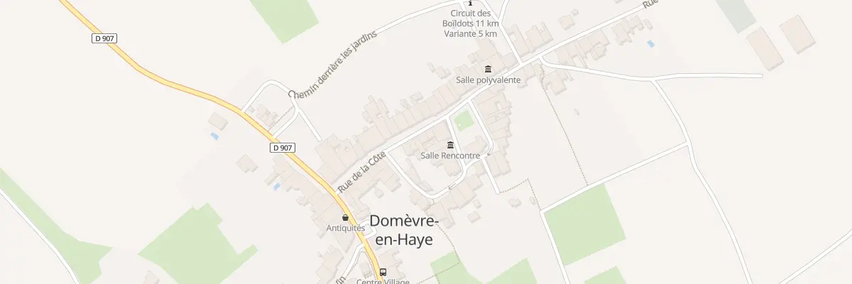 Plan du 12 Rue de la Côte à Domèvre-en-Haye