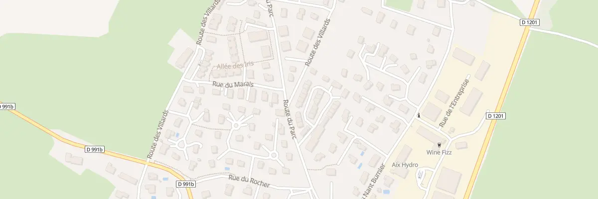 Plan du 156 All des Ancolies à La Biolle