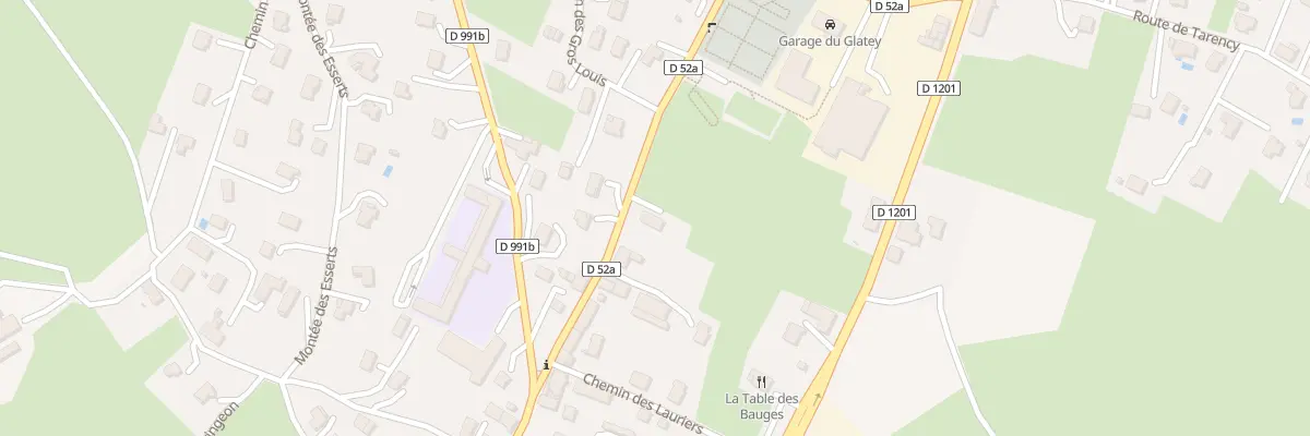Plan de la Rue de l’ébène à La Biolle