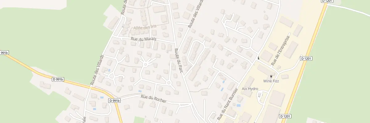 Plan du 176 All des Ancolies à La Biolle