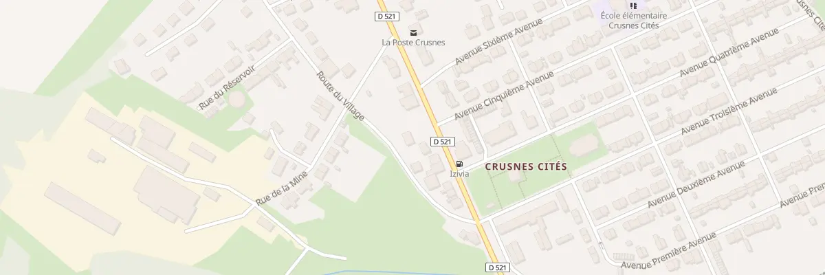 Plan du 1A Rte du Village à Crusnes