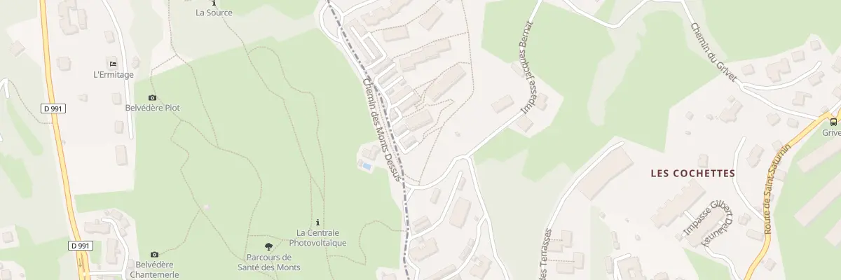 Plan du 1086 Che des Monts Dessus à Bassens