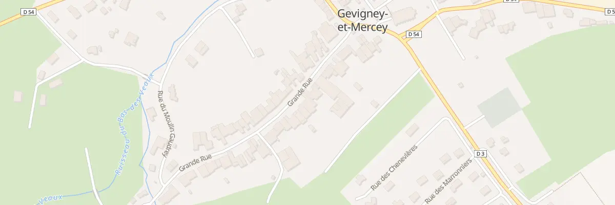 Plan du 21A Grande Rue à Gevigney-et-Mercey