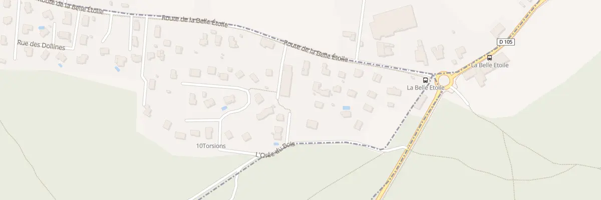 Plan du 48A Rte de la Belle Étoile à Grandfontaine