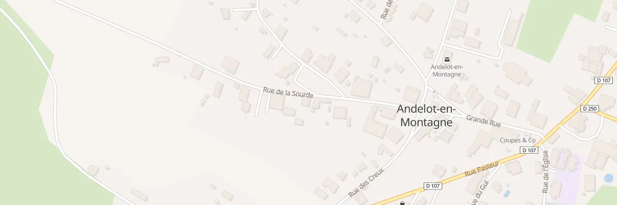 Plan du 11 Rue de la Sourde à Andelot-en-Montagne
