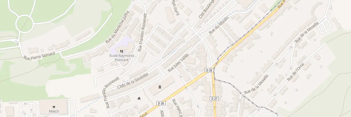 Plan du 45 Rue Jules Vallès à Villerupt