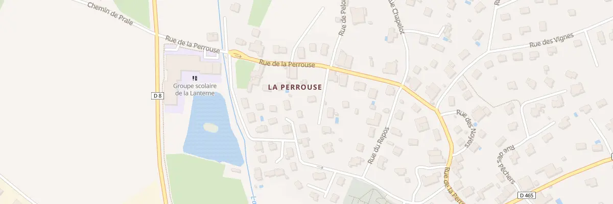 Plan du 35 Rue de la Perrouse à Pouilley-les-Vignes
