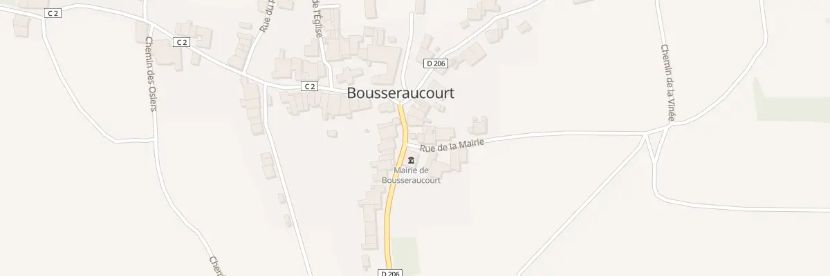 Plan du 1B Rue de la Mairie à Bousseraucourt