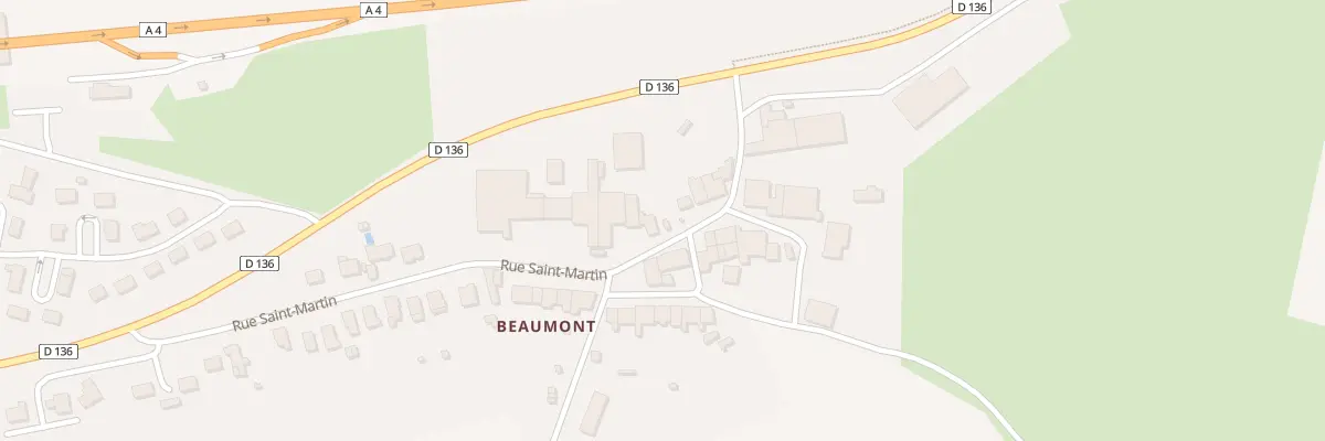 Plan du 6 Rue Saint Martin à Moineville