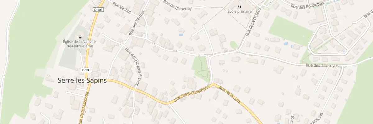 Plan du 10 Rue des Tilleroyes à Serre-les-Sapins