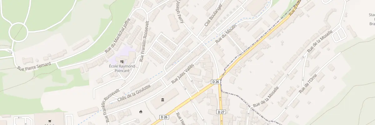 Plan du 51 Rue Jules Vallès à Villerupt