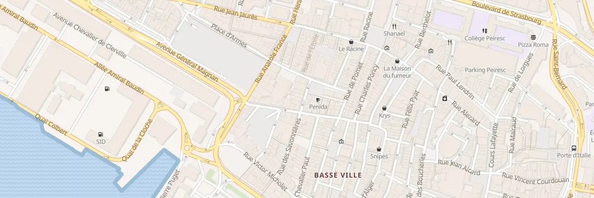 Plan du 37 Rue Larmodieu à Toulon