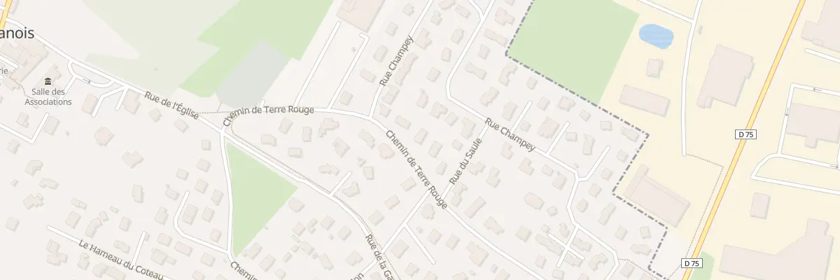 Plan du 9 Che de Terre Rouge à Franois