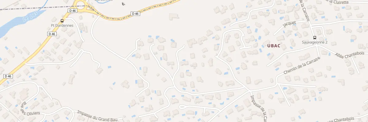 Plan du 579I Che de la Carraire à Toulon
