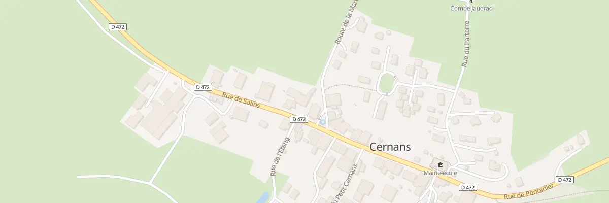 Plan du 10 Rue de Salins à Cernans