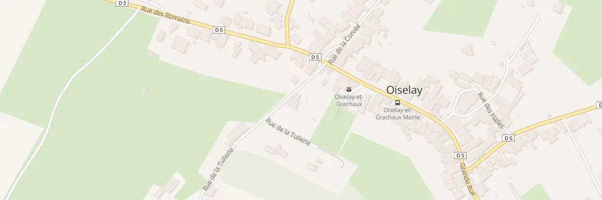 Plan du 1 Rue de la Tuilerie à Oiselay-et-Grachaux