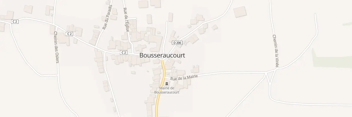 Plan du 4 Rue de Regnevelle à Bousseraucourt