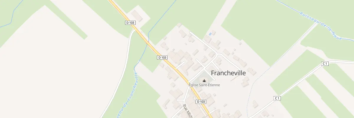 Plan du 20 Rue de l’Eglise à Francheville