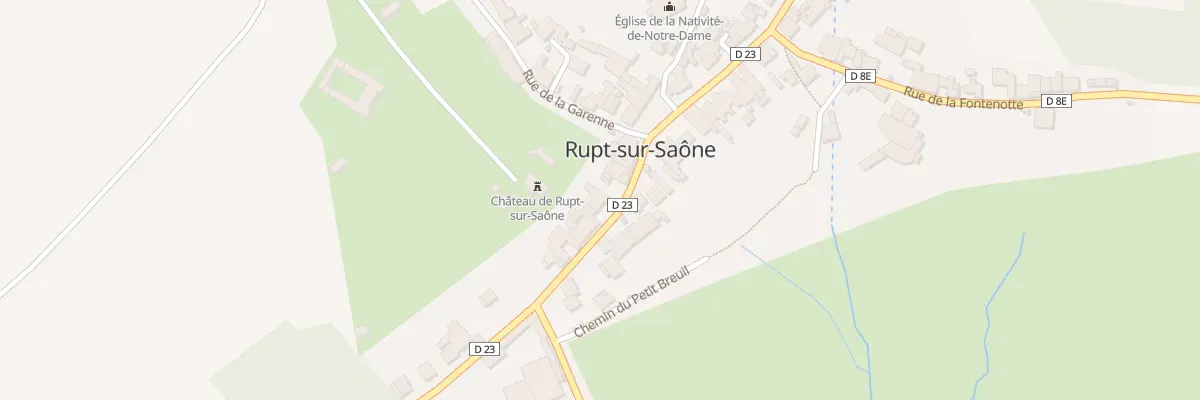 Plan du 6 Rue du Paquis à Rupt-sur-Saône