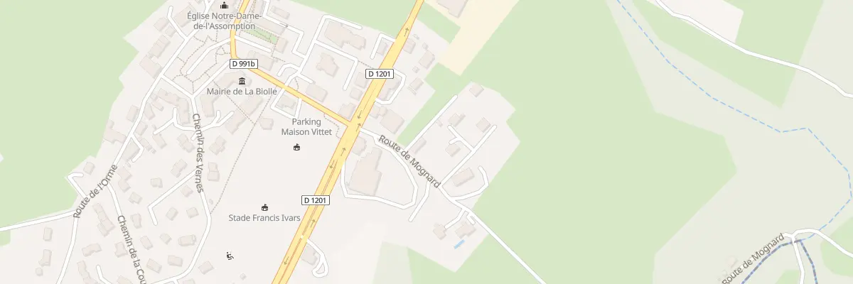 Plan du 71 Rte de Mognard à Aix-les-Bains