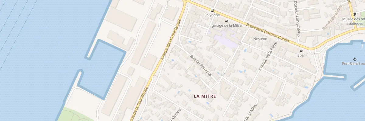 Plan du 14 Rue du Romulus à Toulon