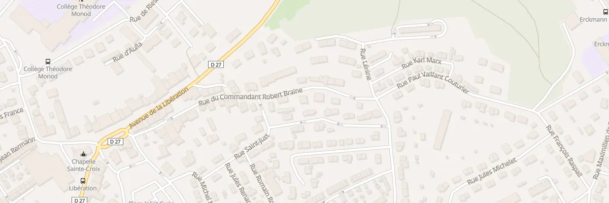 Plan du 31 Rue du Commandant Braine à Villerupt