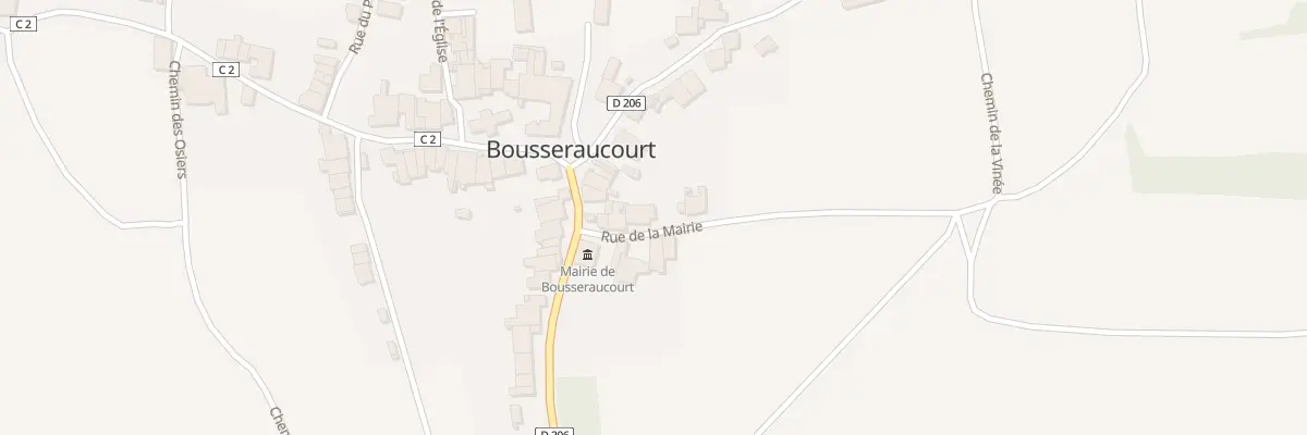 Plan du 5 Rue de la Mairie à Bousseraucourt