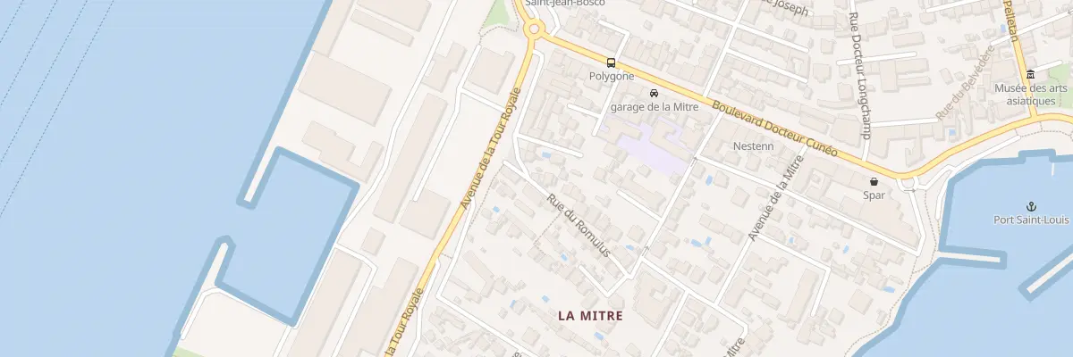 Plan du 7 Rue du Romulus à Toulon