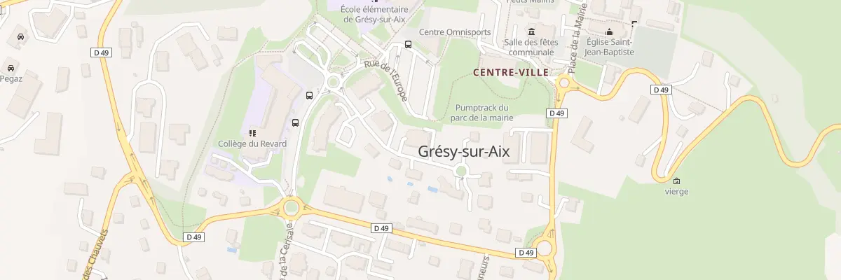 Plan du 145 Rue des Plantées à Grésy-sur-Aix