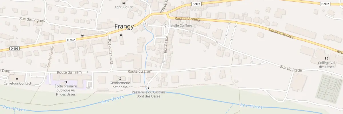 Plan du 103 Rue Basse à Frangy