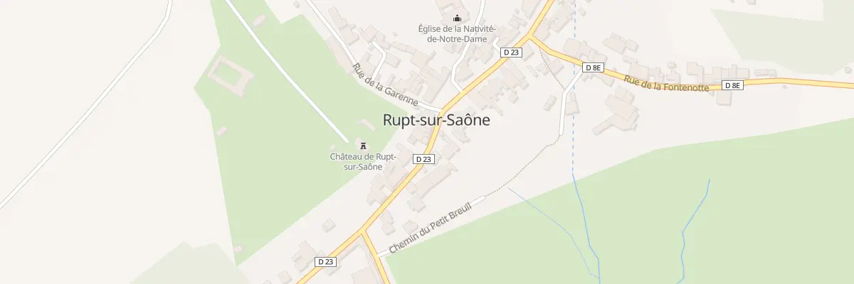 Plan du 2 Rue du Paquis à Rupt-sur-Saône