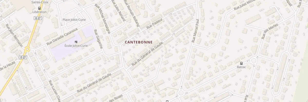 Plan du 86 Rue du Général de Gaulle à Villerupt