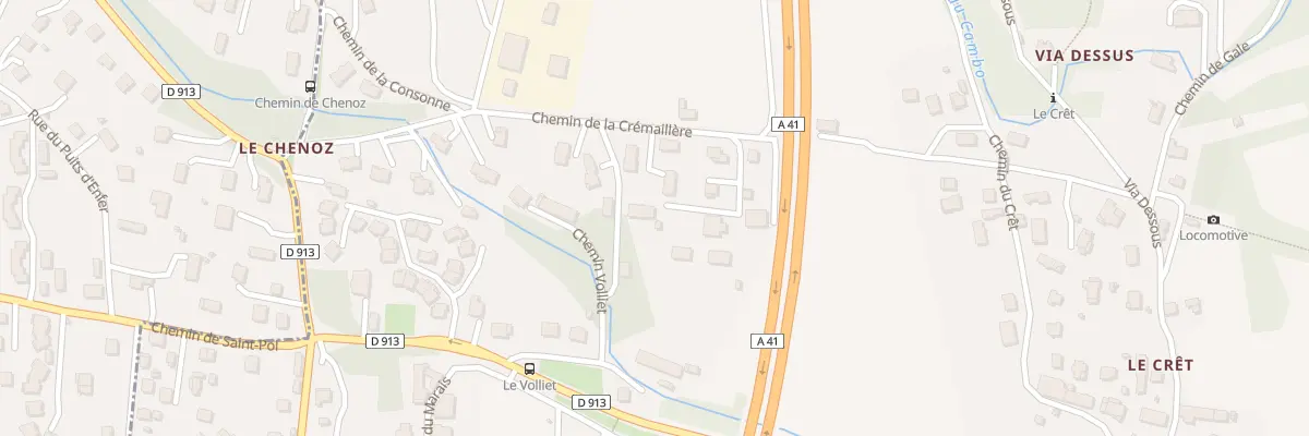 Plan du 326 Che de la Crémaillère à Mouxy