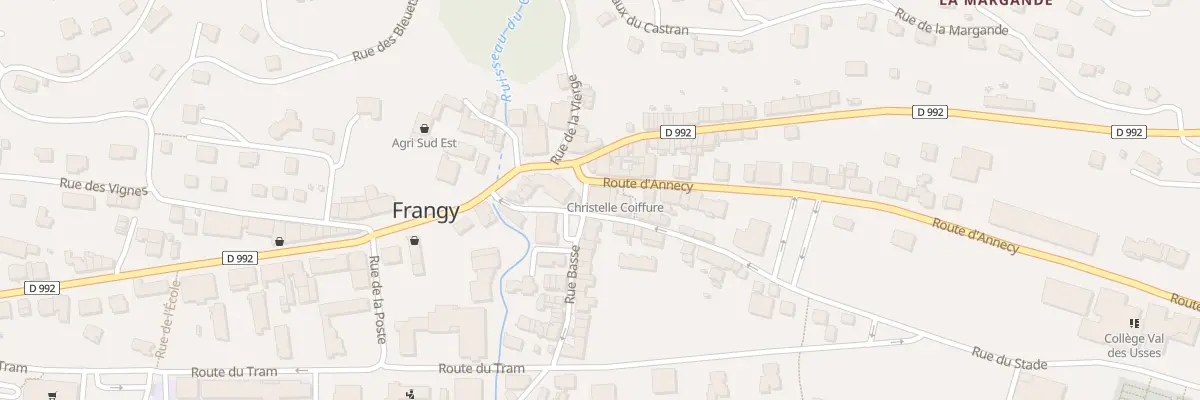 Plan du 28 Rte d’Annecy à Frangy