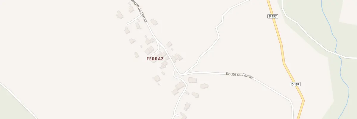 Plan du 442 Rte de Ferraz à Chilly