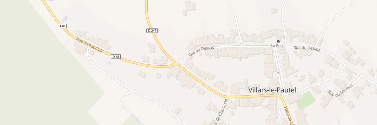 Plan du 1 Rue Dessus à Villars-le-Pautel