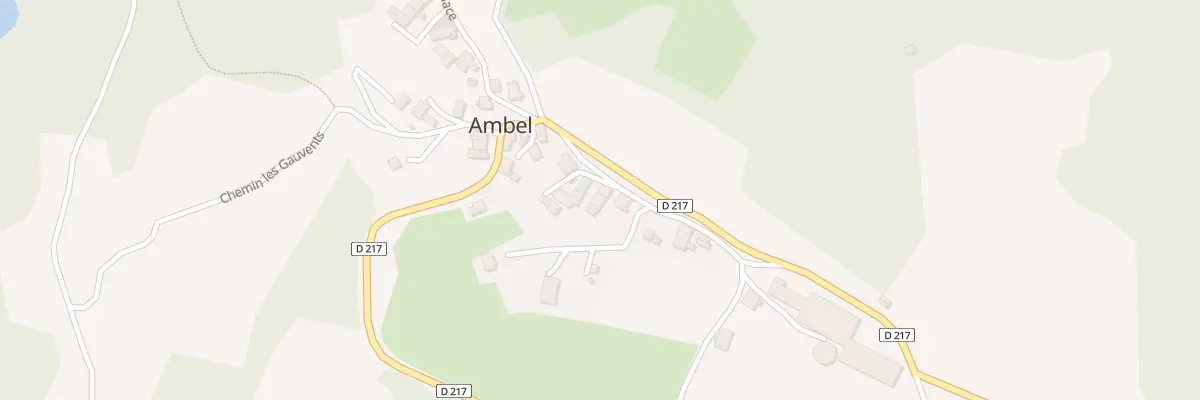 Plan du 5033 Le Village à Ambel