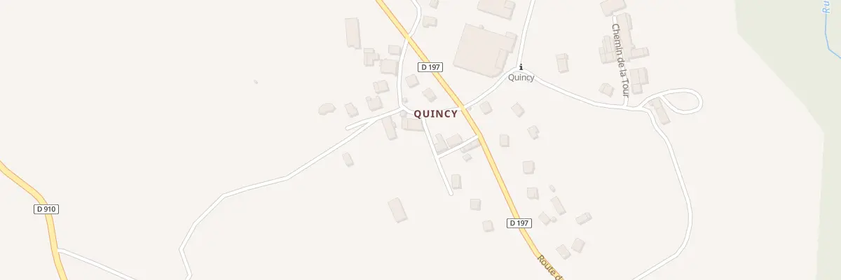 Plan du 208 Rte de Quincy à Chilly