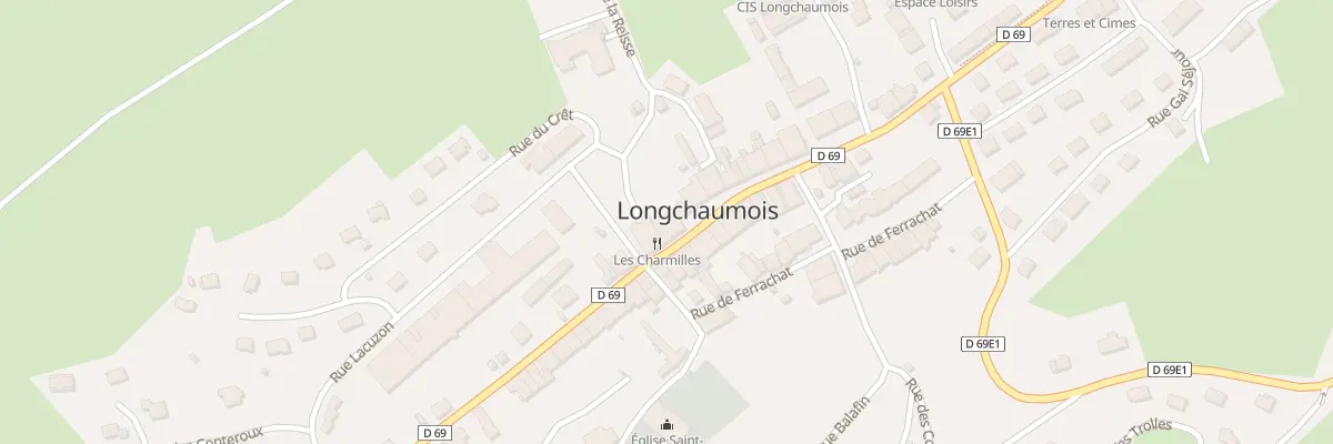 Plan du 21 Grande Rue à Longchaumois
