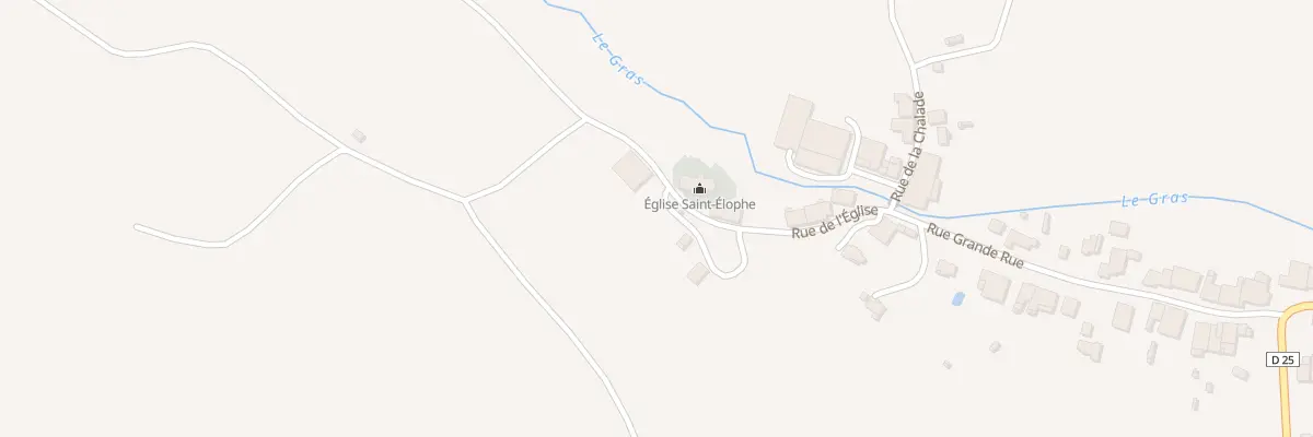 Plan du 171 Rue de l’Eglise à Viviers-le-Gras