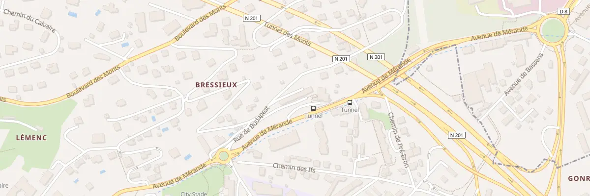 Plan du 8 Rue de Budapest à Chambéry