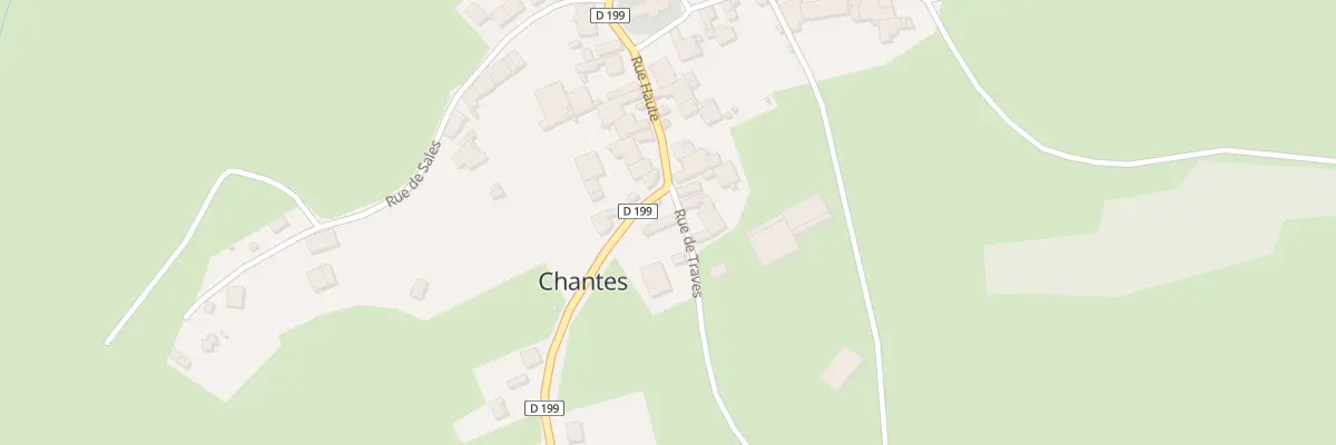 Plan du 2 Rue de Traves à Chantes