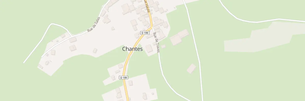 Plan du 4 Rue de Traves à Chantes