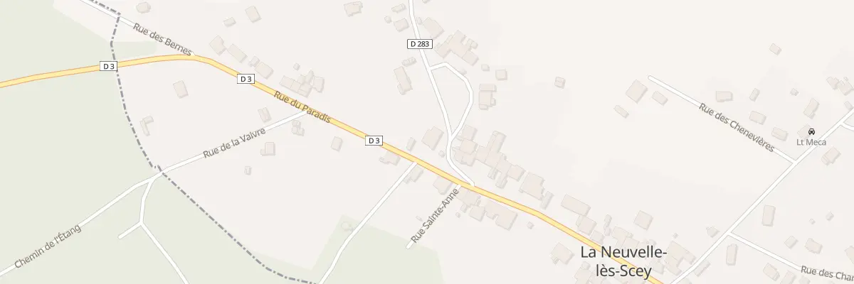Plan du 48 Rue du Paradis à La Neuvelle-lès-Scey