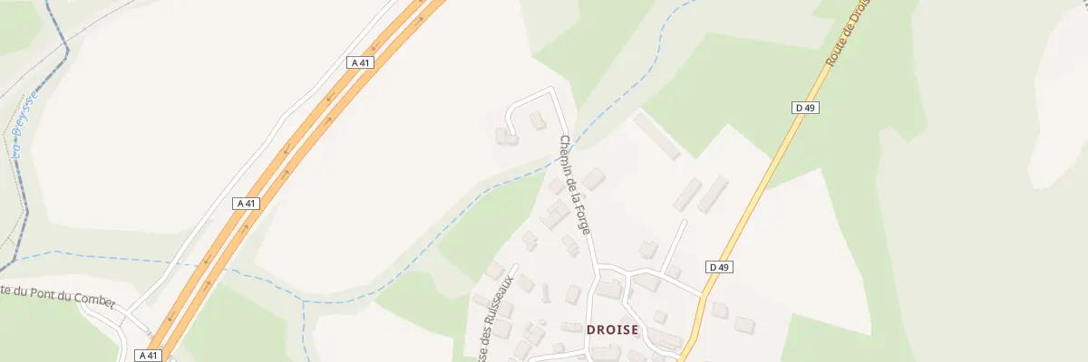 Plan du 175 Che de la Forge à Grésy-sur-Aix
