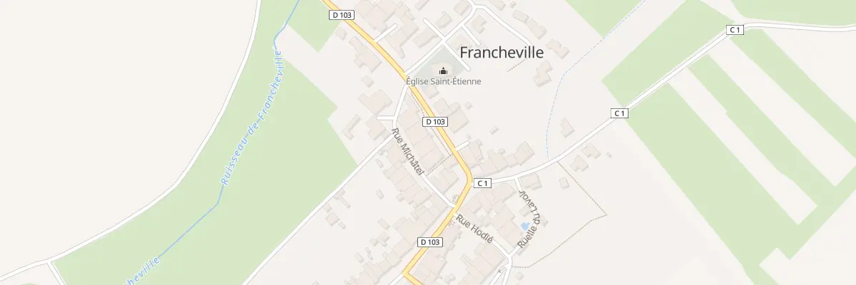 Plan du 2 Rue Michatel à Francheville