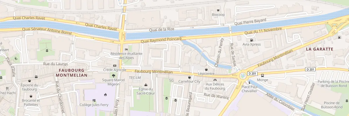 Plan du 409 Fg Montmélian à Chambéry