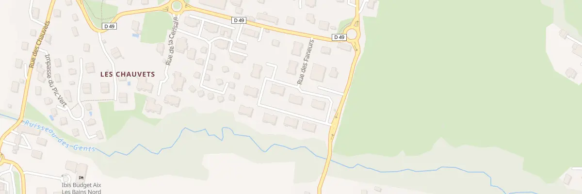 Plan du 230 Rue des Faneurs à Grésy-sur-Aix