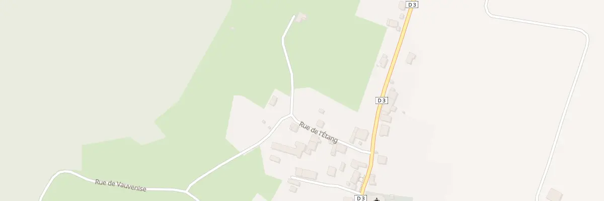 Plan du 10 Rue de l’Etang à Bonnevent-Velloreille